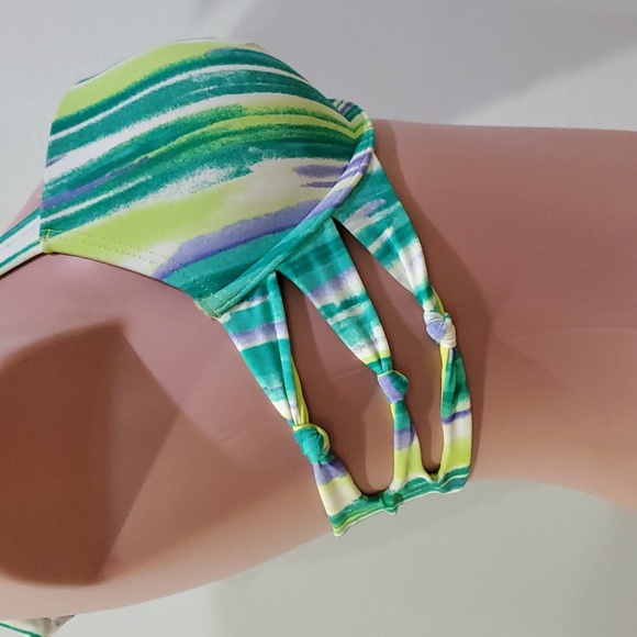 🤑FOR BUNDLES ONLY 🤑 AERIE HALTER SWIM TOP - Picture 3 of 7